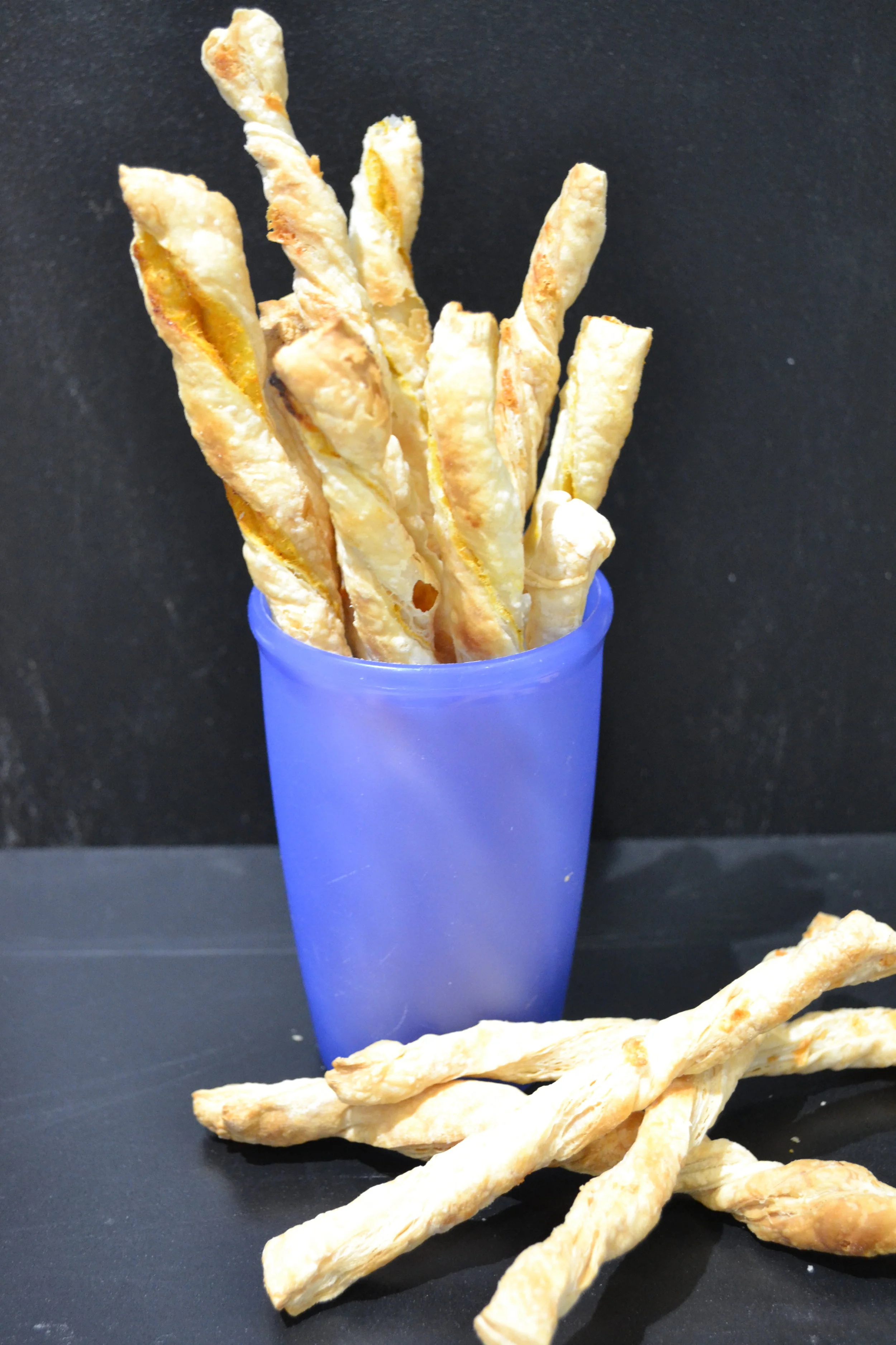 Cheesy sweet potato and parsnip breadsticks
