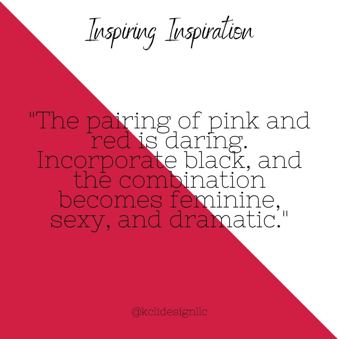 𝕀ℕ𝕊ℙ𝕀ℝ𝕀ℕ𝔾 𝕀ℕ𝕊ℙ𝕀ℝ𝔸𝕋𝕀𝕆ℕ: &quot;The pairing of pink and red is daring. Incorporate black, and the combination becomes feminine, sexy, and dramatic.&quot; XK⁣
.⁣
.⁣
.⁣
.⁣
.⁣
.⁣
.⁣
#accents ⁣
#accent ⁣
#bold ⁣
#black ⁣
#colorpalette ⁣
#colorsc