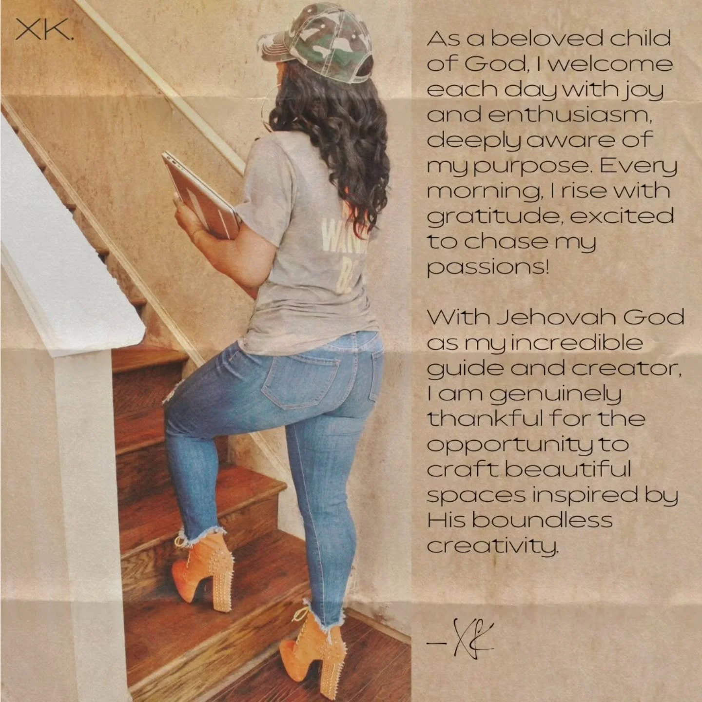 Beloved Child Of God: Thankful Every Day. XK 🤎
.
.
.
.
.
.
.
#blessed
#beloved
#childofgod
#creativity
#designer 
#god
#gratitude 
#inspired
#jesus 
#purpose 
#passion