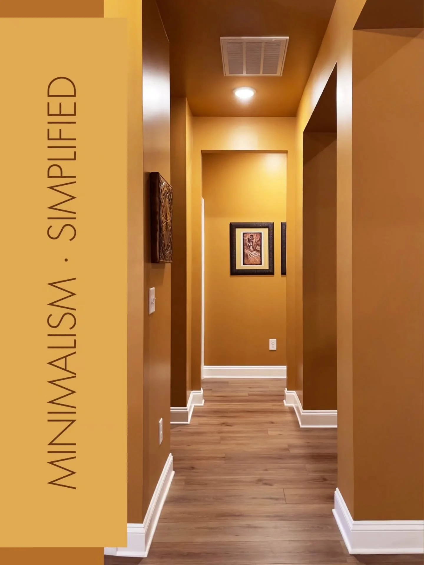 When Walls Speak: A Minimalist Hallway Designed Around Dominant Color 

This design project was all about less decor&mdash;more impact.

For this hallway, the vision was clear&mdash;let the walls do the talking. Instead of featuring massive artwork o