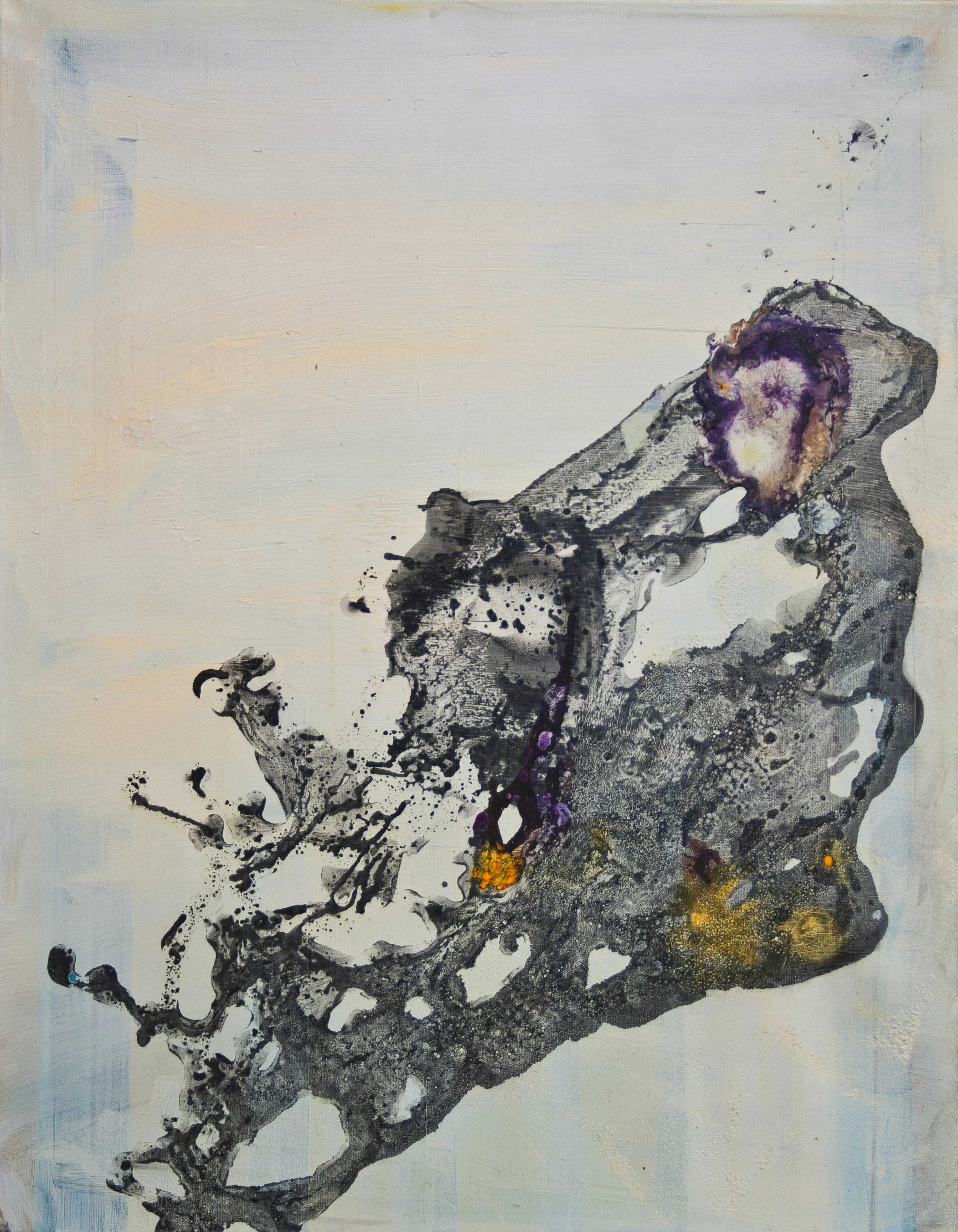 Tissue Sample #14, mixed media, 22"x28", 2014