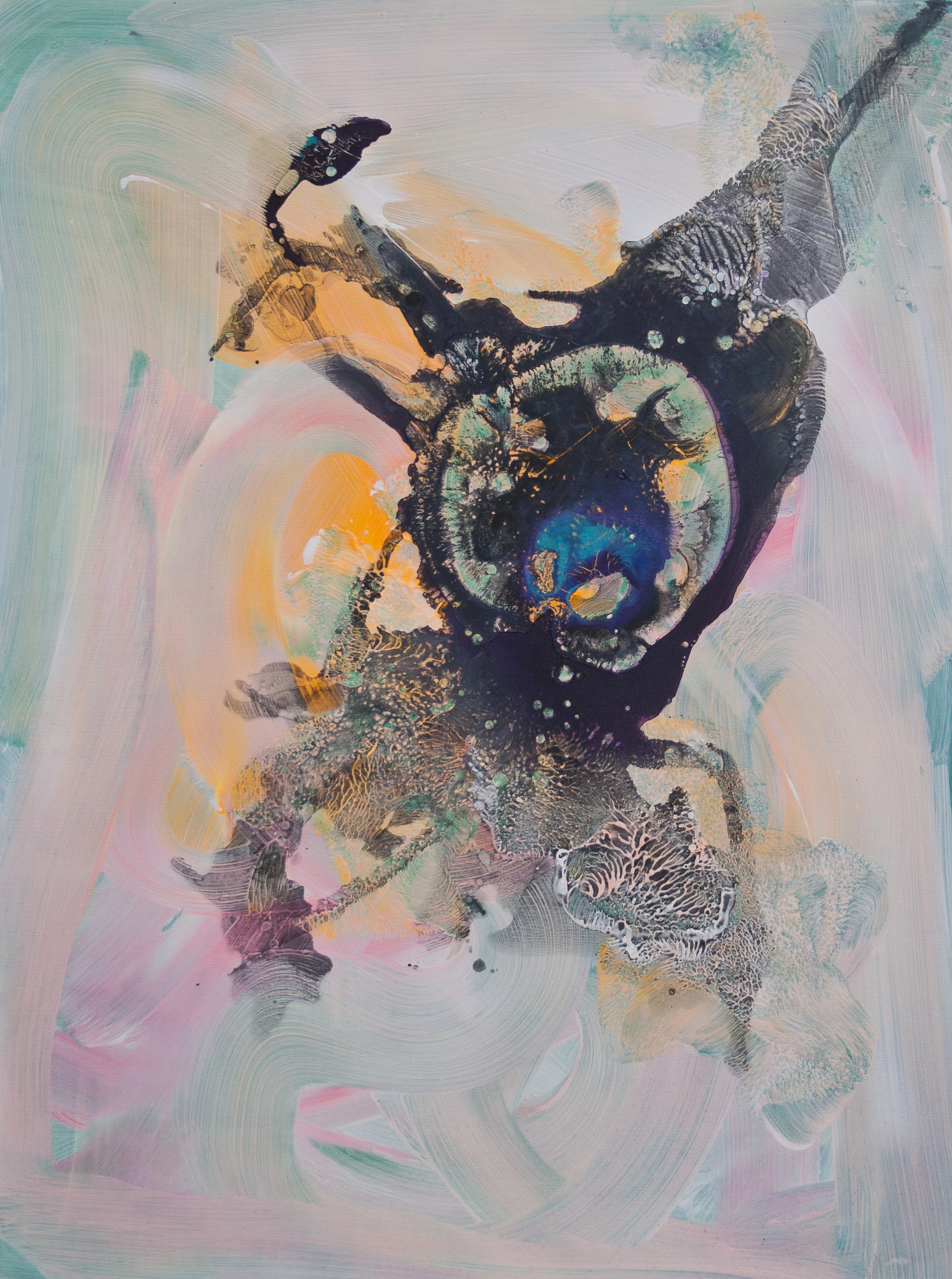 Tissue Sample #33, mixed media, 30"x40", 2015