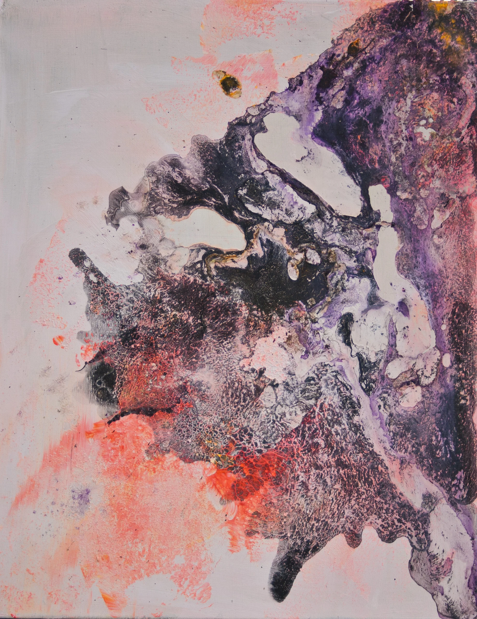 Tissue Sample #19, mixed media, 16"x20", 2015