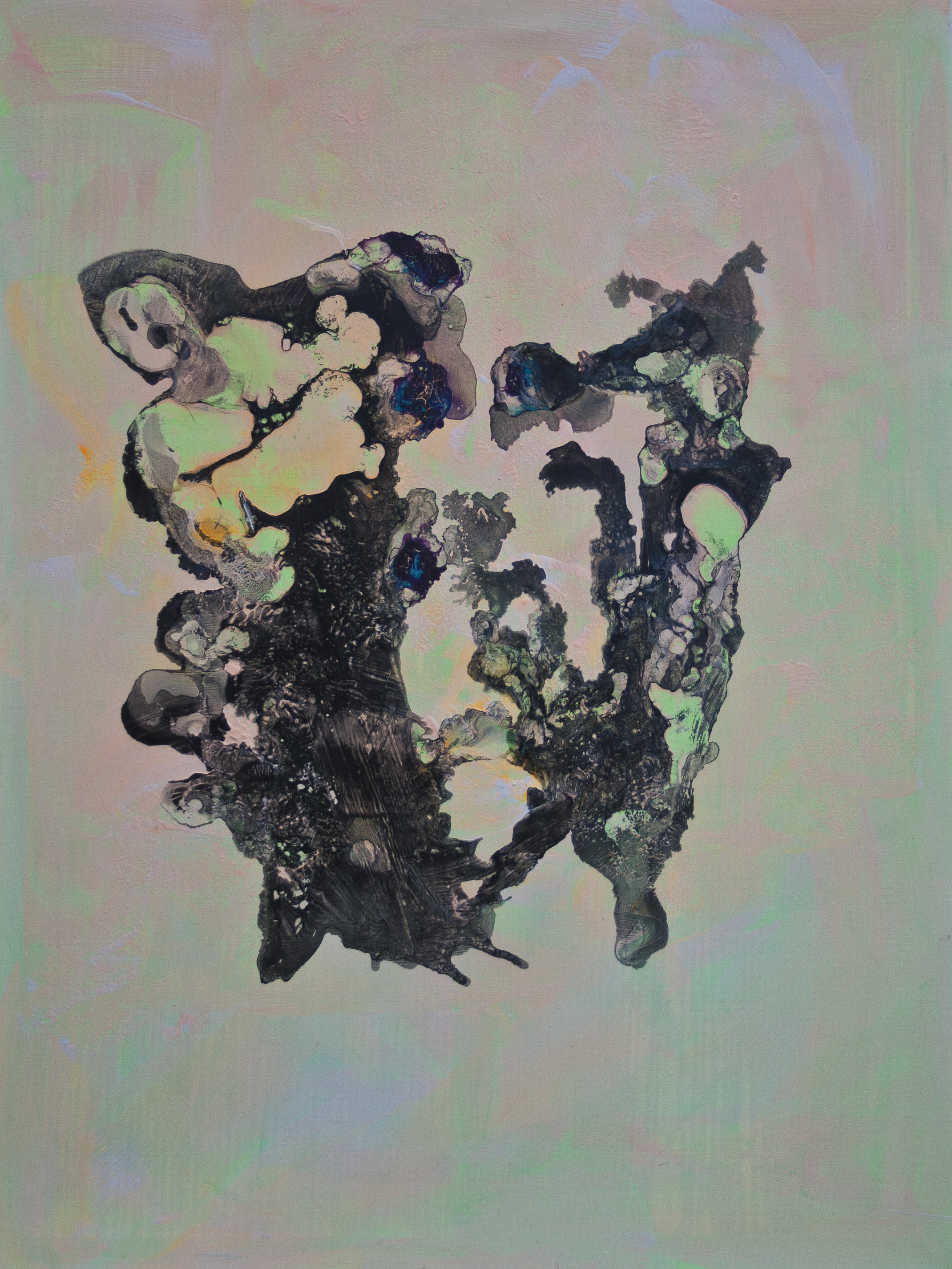 Tissue Sample #11, mixed media, 36"x48", 2015