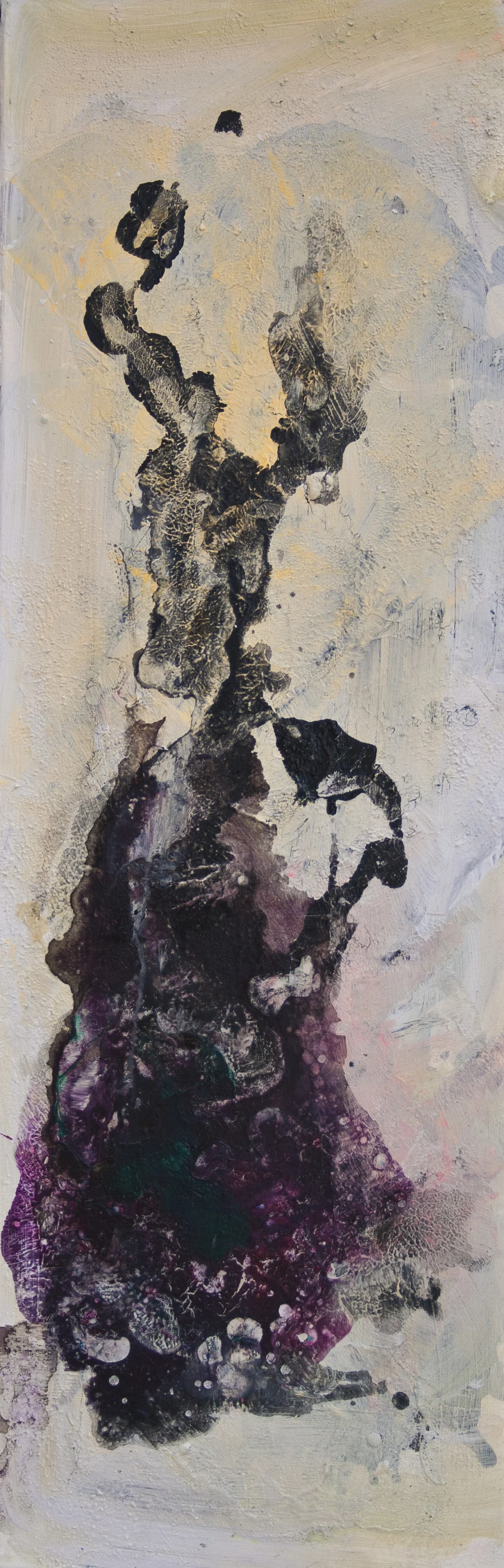 Tissue Sample #3, mixed media, 12"x26", 2015