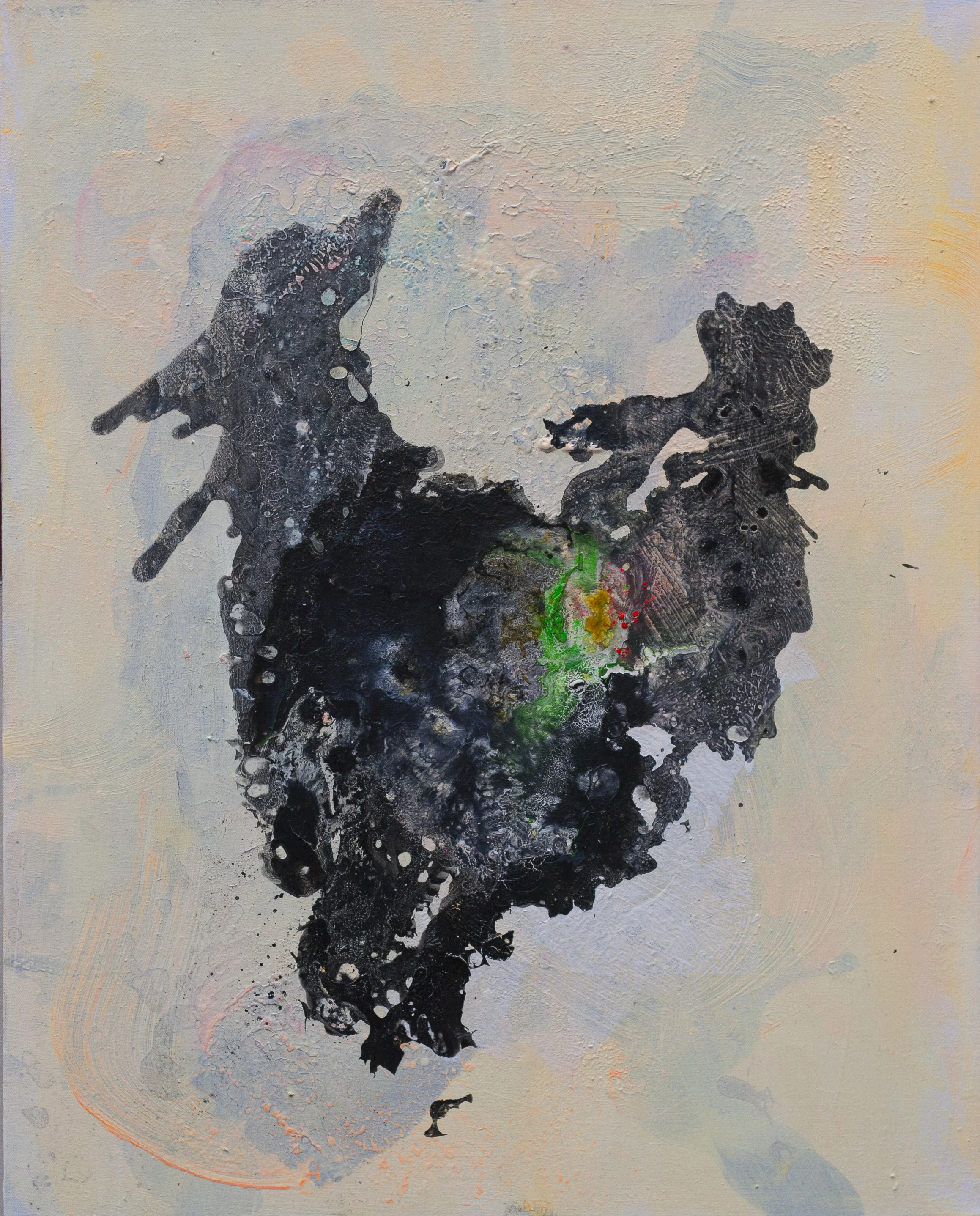 TISSUE SAMPLE #97, MIXED MEDIA, 24"X30", 2016