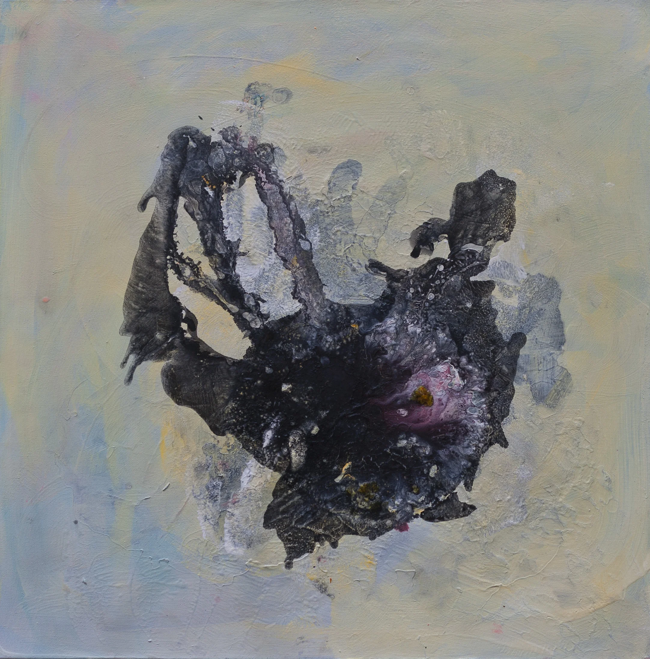 TISSUE SAMPLE #99, MIXED MEDIA, 30"X30", 2016