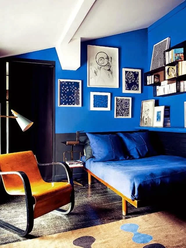 Royal Blue Bed Room