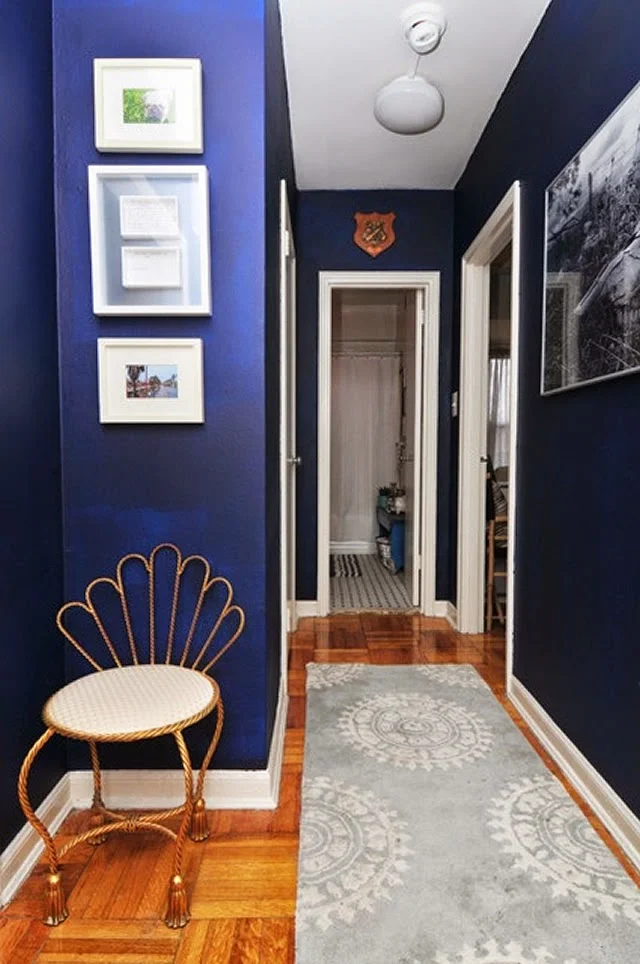 Blue Hallway