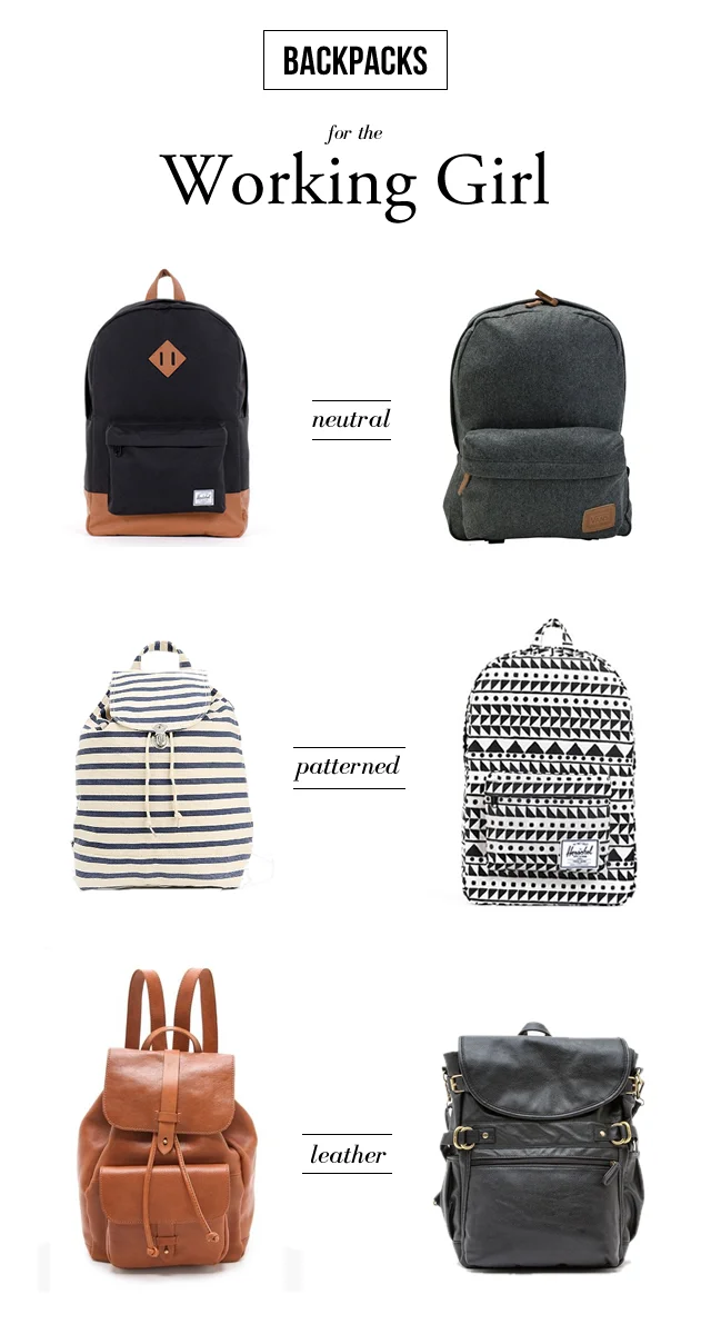 Backpacks for the Working Girl // Just Us Gals Boston