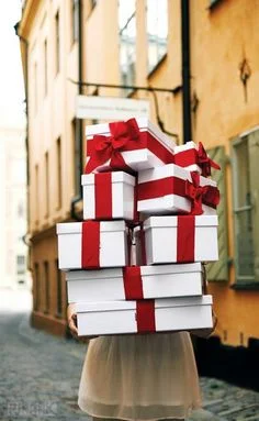 Already-wrapped presents Okay, the time to "borrow" mom's wrapping supplies are over. Real gals prep everything and bring already-wrapped gifts home, plus you're going to need time to wrap dad's presents for him (a tradition I love!).