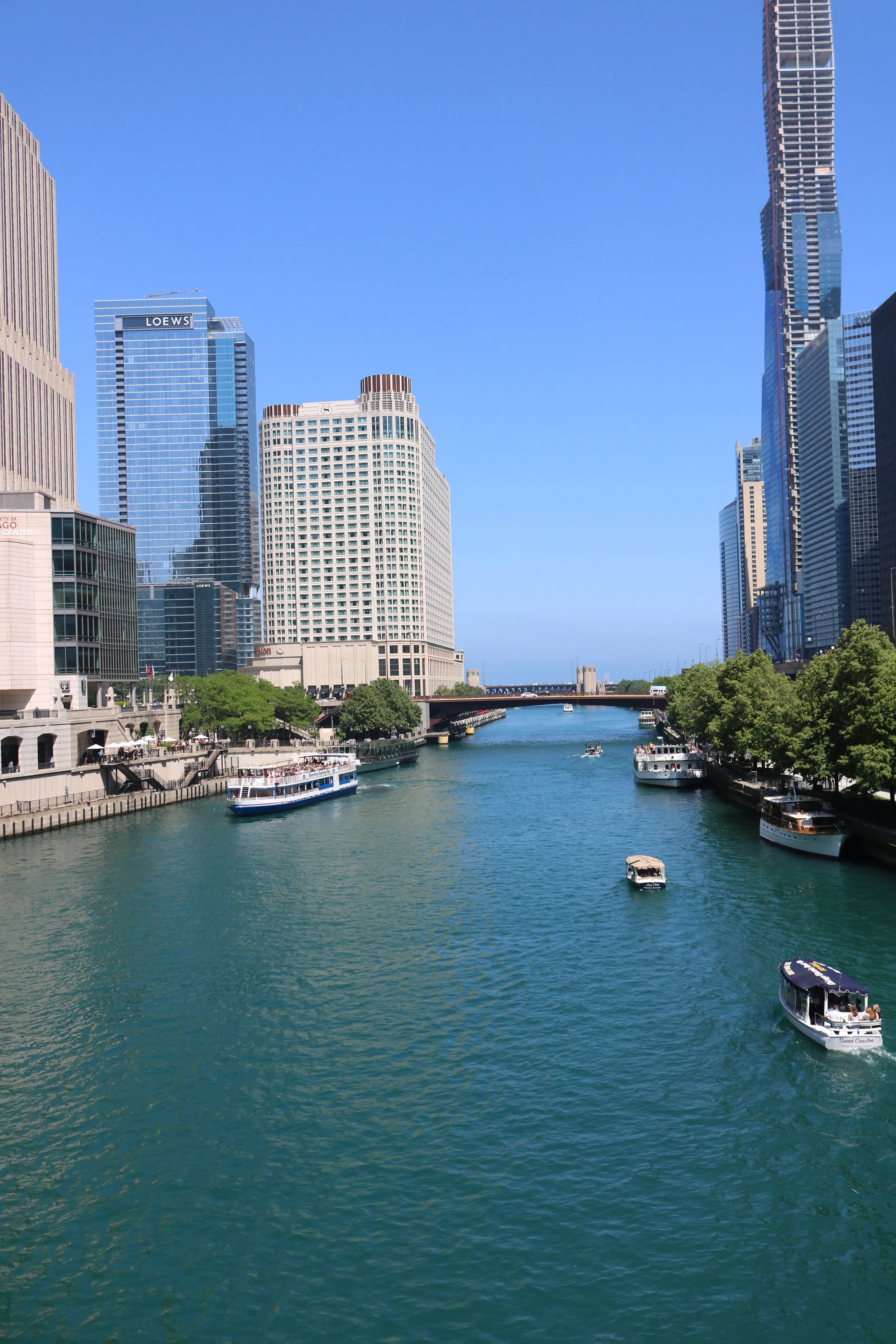 Chicago Skyline Riverwalk.JPG