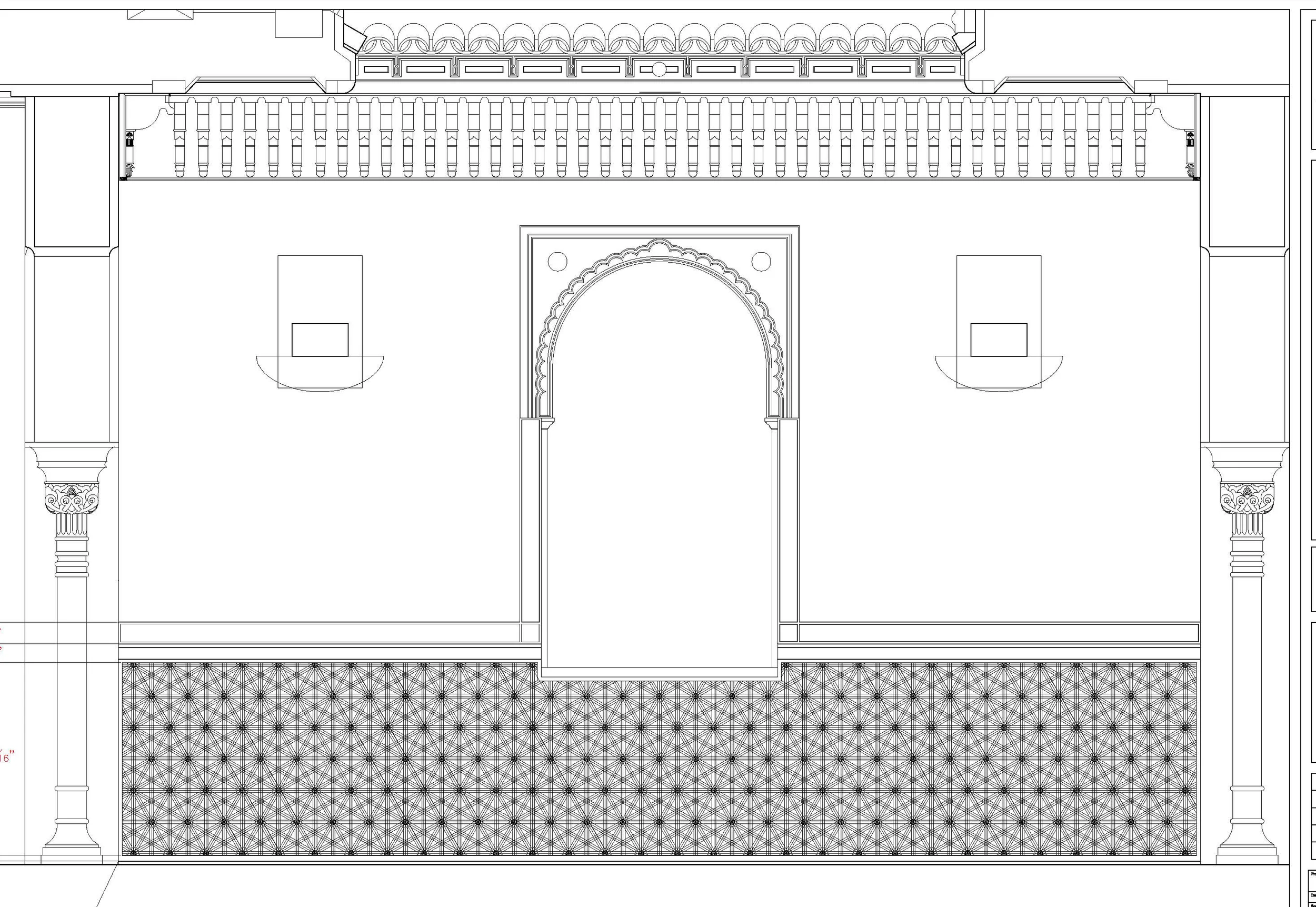 Moroccan Courtyard Details