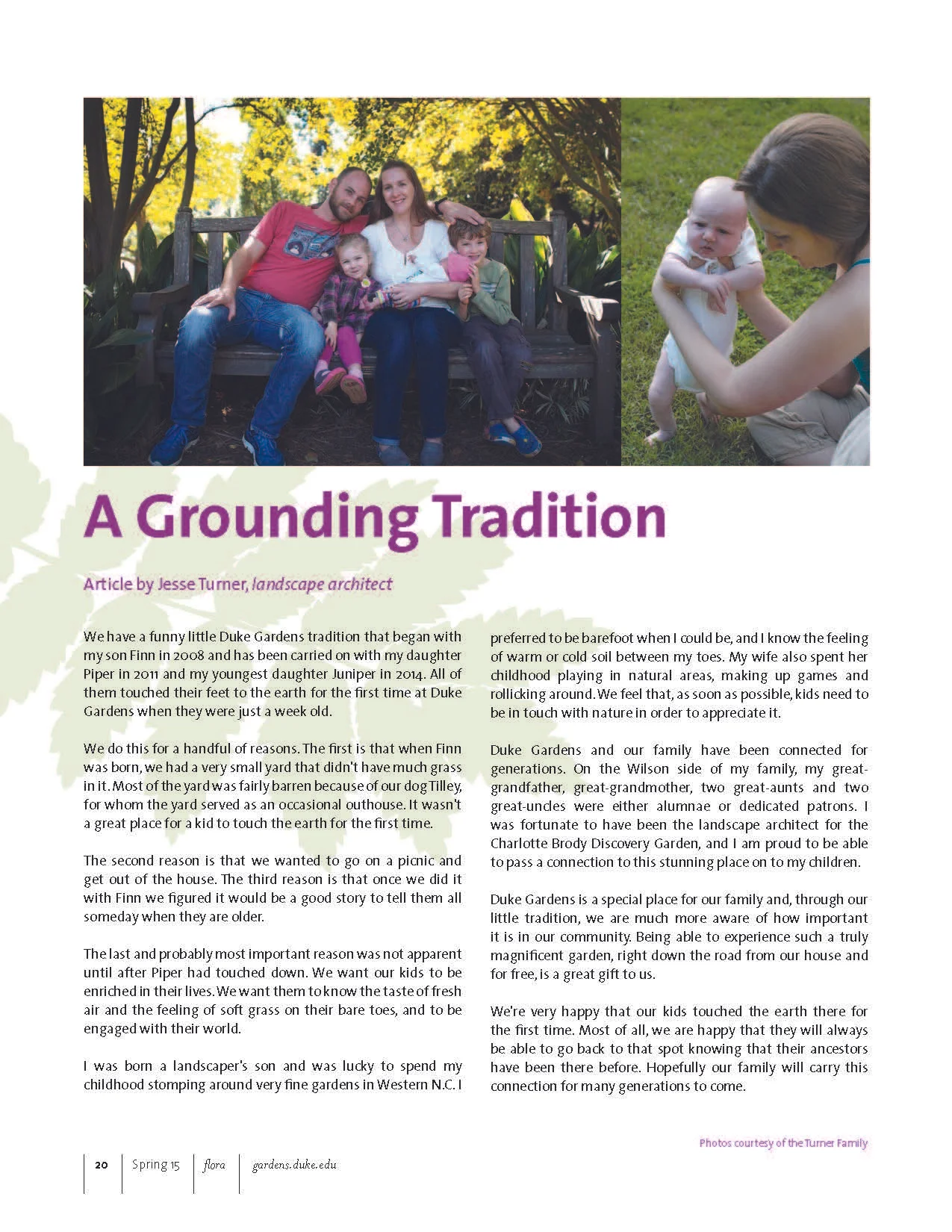 A Grounding Tradition