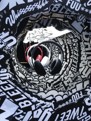 BEATS BY DRE Studio Headphone Installation Beats Soho Store NYC