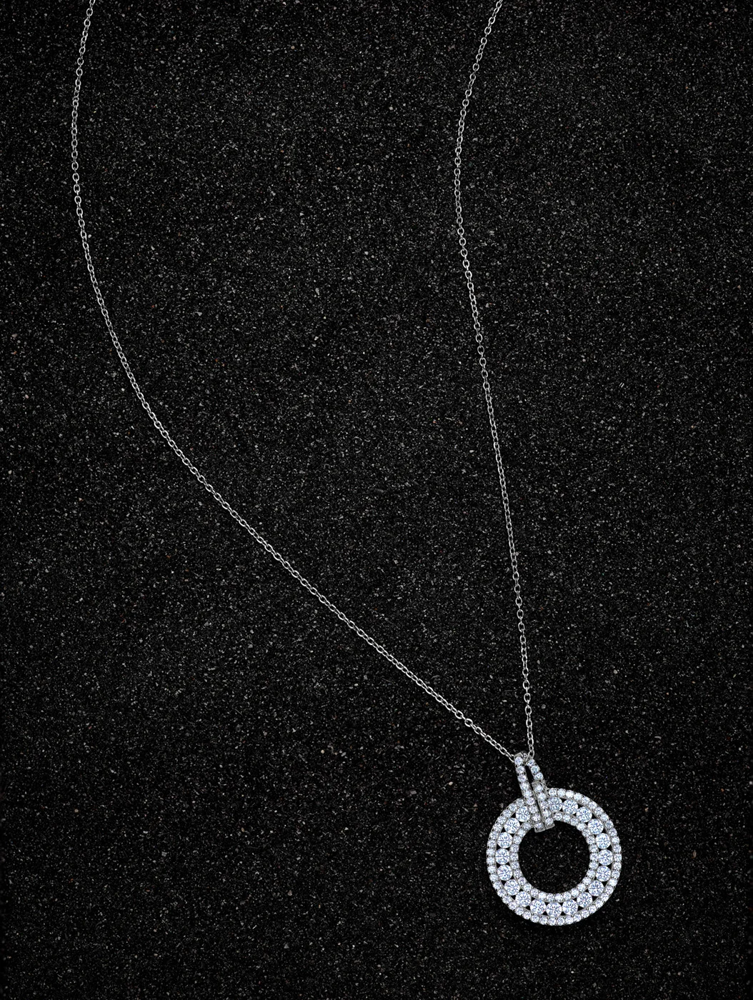 Volcanic Diamonds - Diamond pendant photography