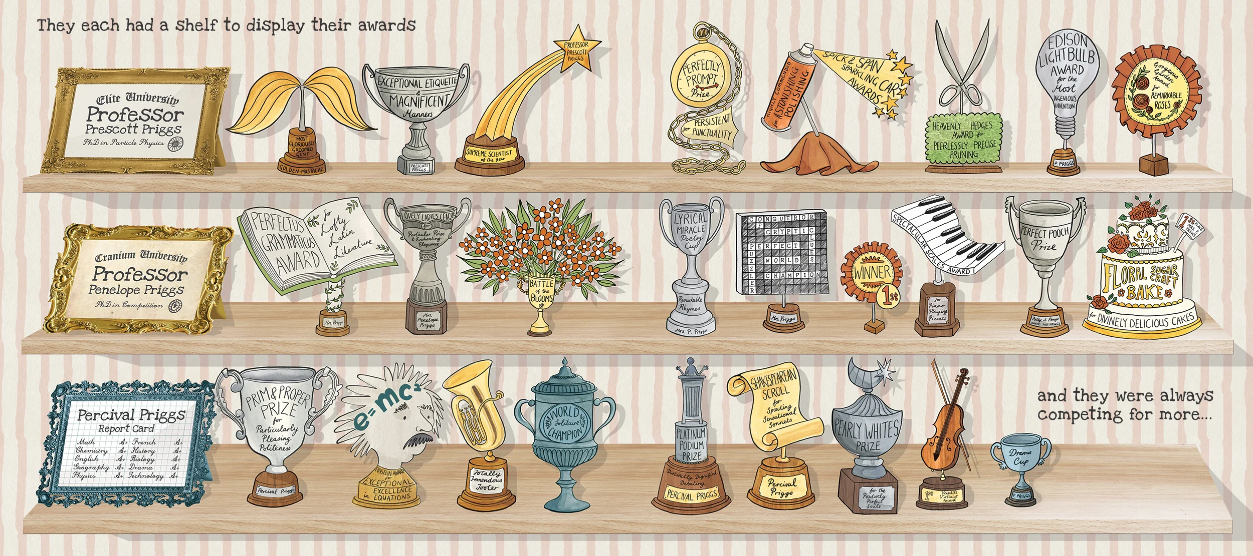 The Priggs Family Trophy Collection