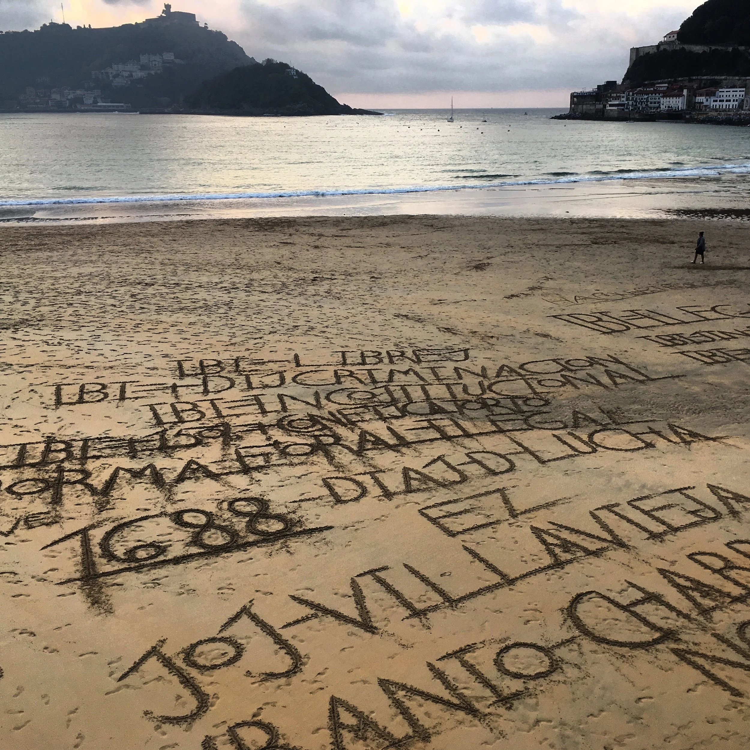 beach in san sebastien