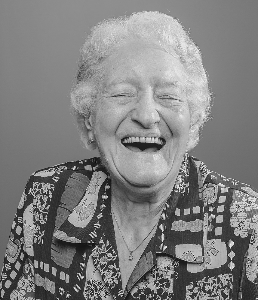 Jacoba (Oma) Veenendaal (née Nijland). March 2, 1924-July 1, 2014. This photo was made in 2007.