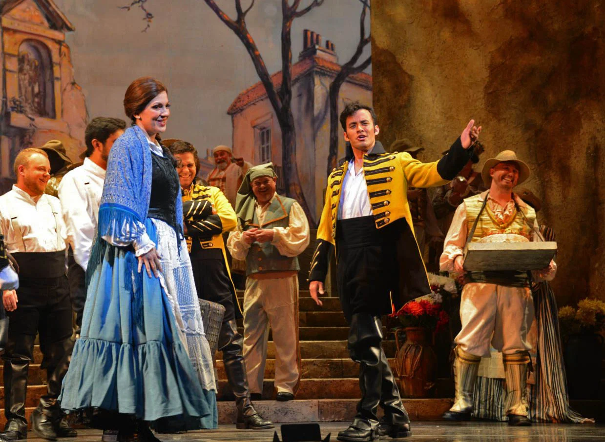 as moralès in bizet's carmen irini kyriakidou as micaela photo credit: new orleans opera and tom grosscup