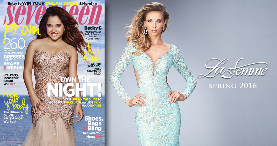 La femme fashion March 2016 issue Seventeen prom