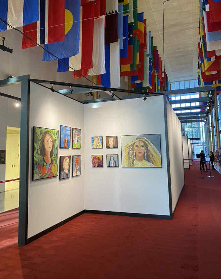 Kennedy Center Vital Voices exhibit 