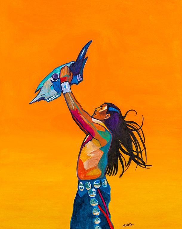 Prayer for Return of the Buffalo by John Nieto 