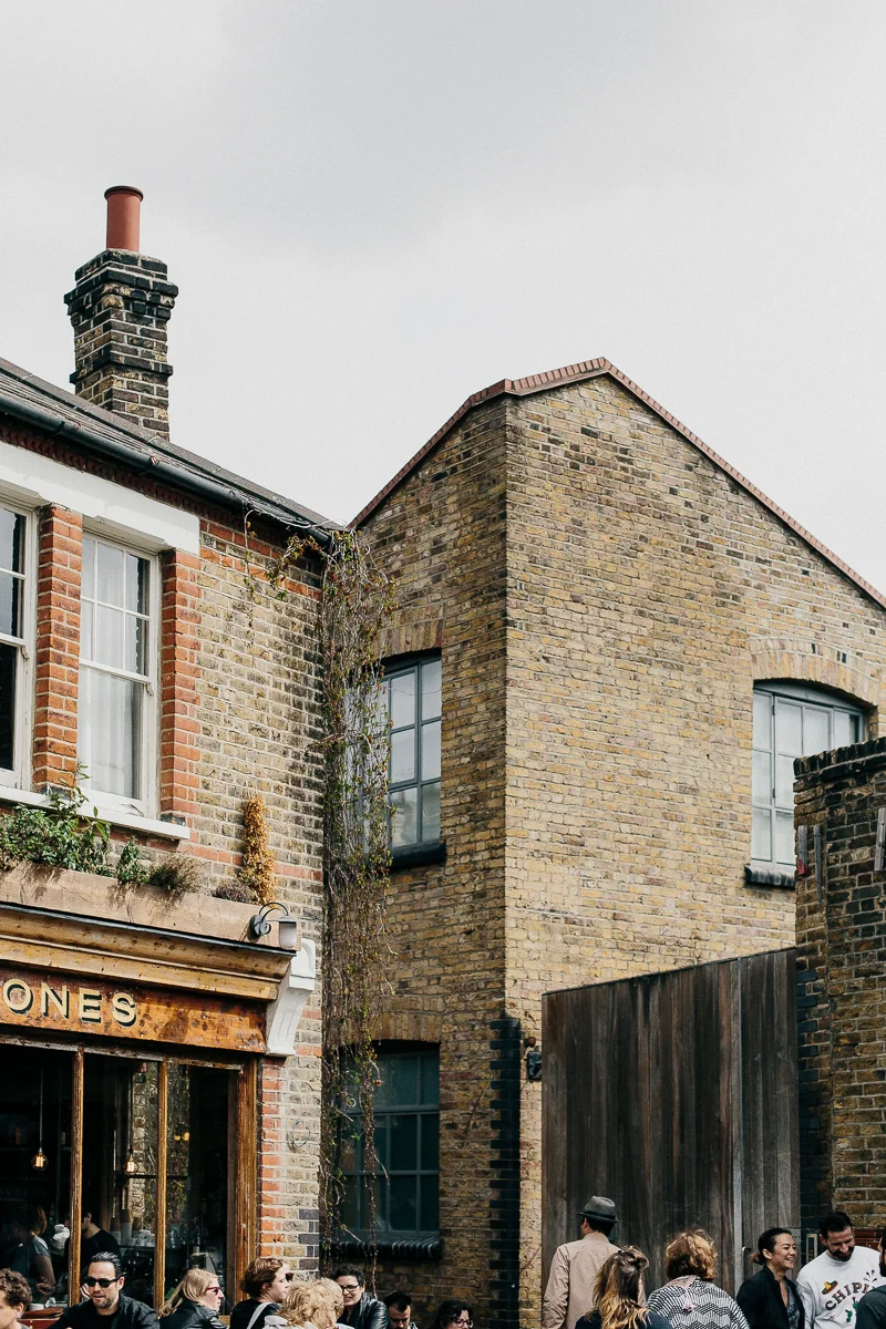 Columbia Road Flower Market On Sundays, hoards of blooms line this colourful little street. Grab a coffee and wander through the flower stalls and charming shops. Hackney Open Sundays
