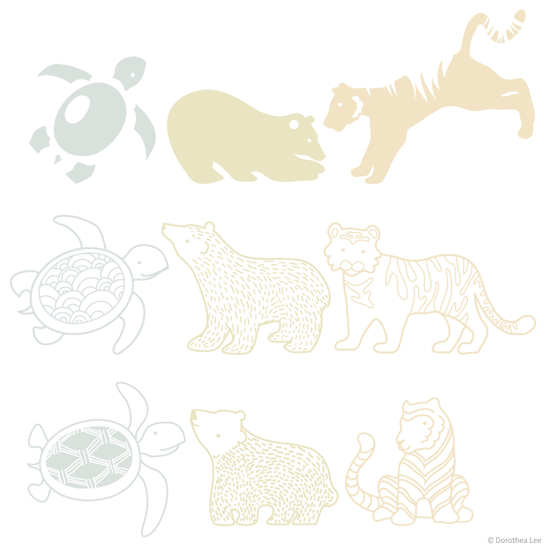 Turtles + Tigers + Bears, Oh My!