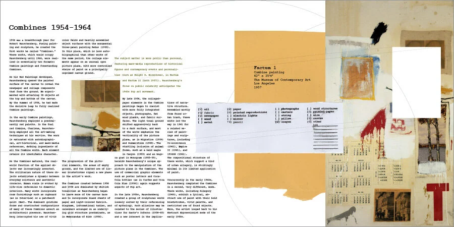 Full Rauschenberg spread