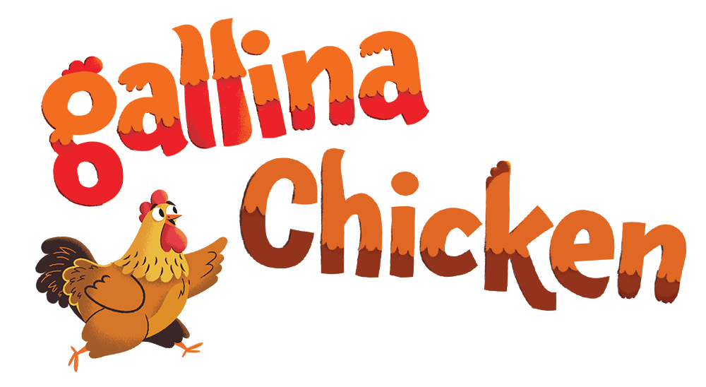  Isolated “chicken” in Spanish and English next to illustrator’s chicken for style reference. From  Dónde está ¿la gallina en la ciuidad? Can You Find…A Chicken in the City?  Published by Scholastic Inc. Reproduced by permission. 