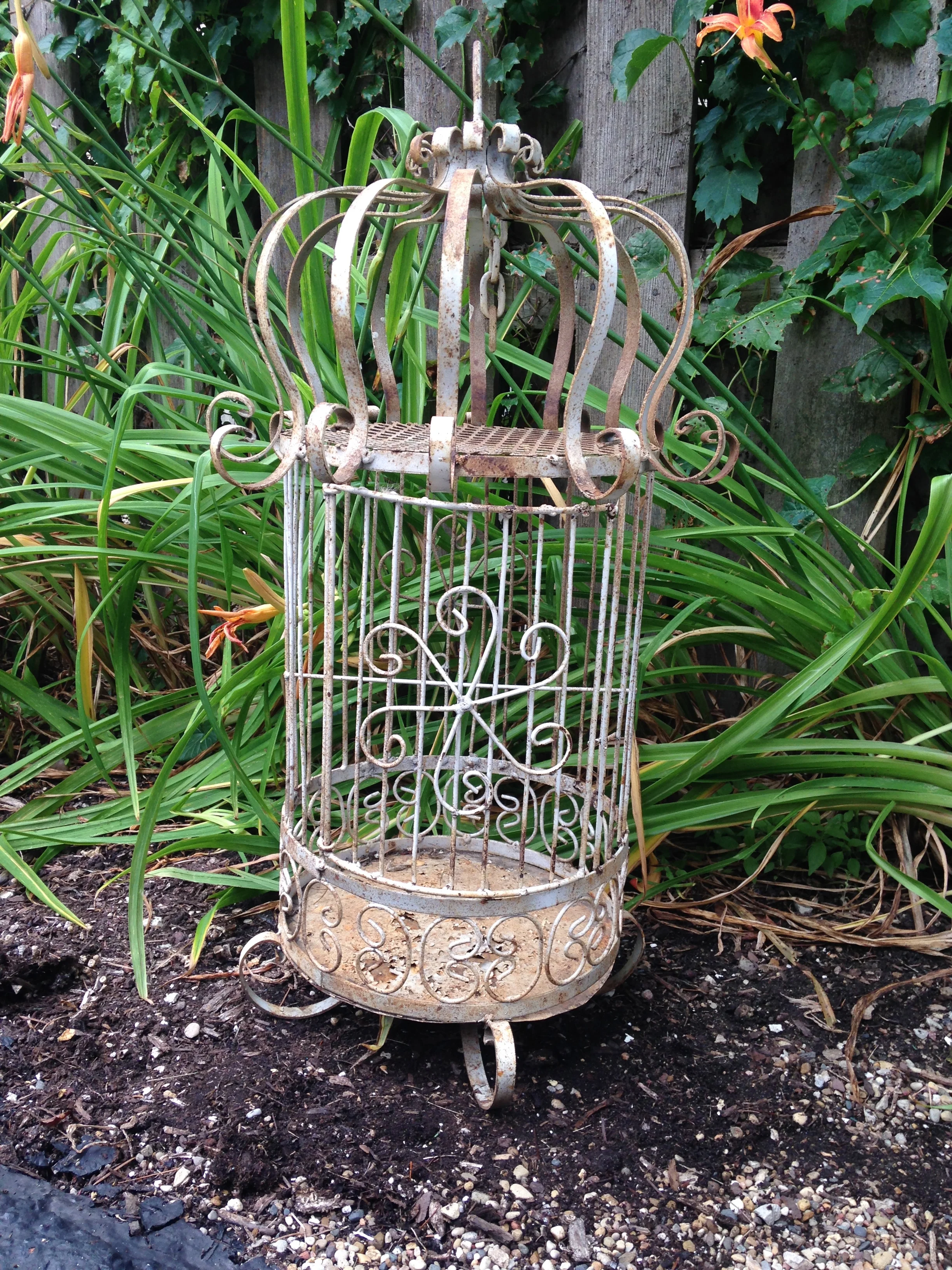 Ornate Rustic Birdcage