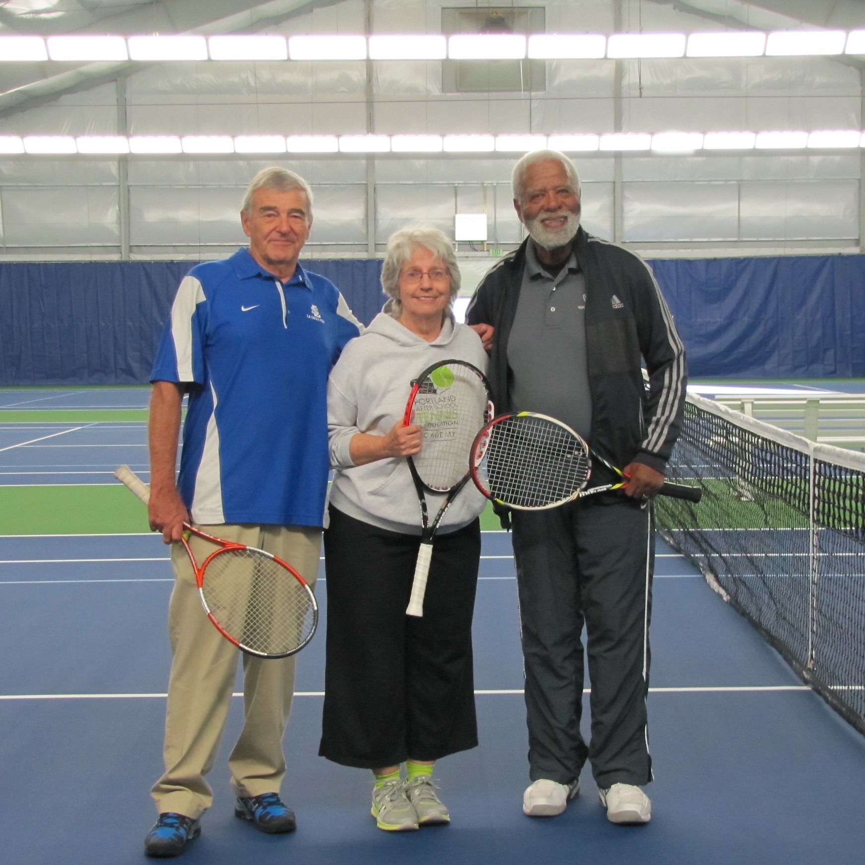 Mike Stone (former SJRC Manager), Danice Brown (Executive Director), Ernest Hartzog (PAST&E Founder)
