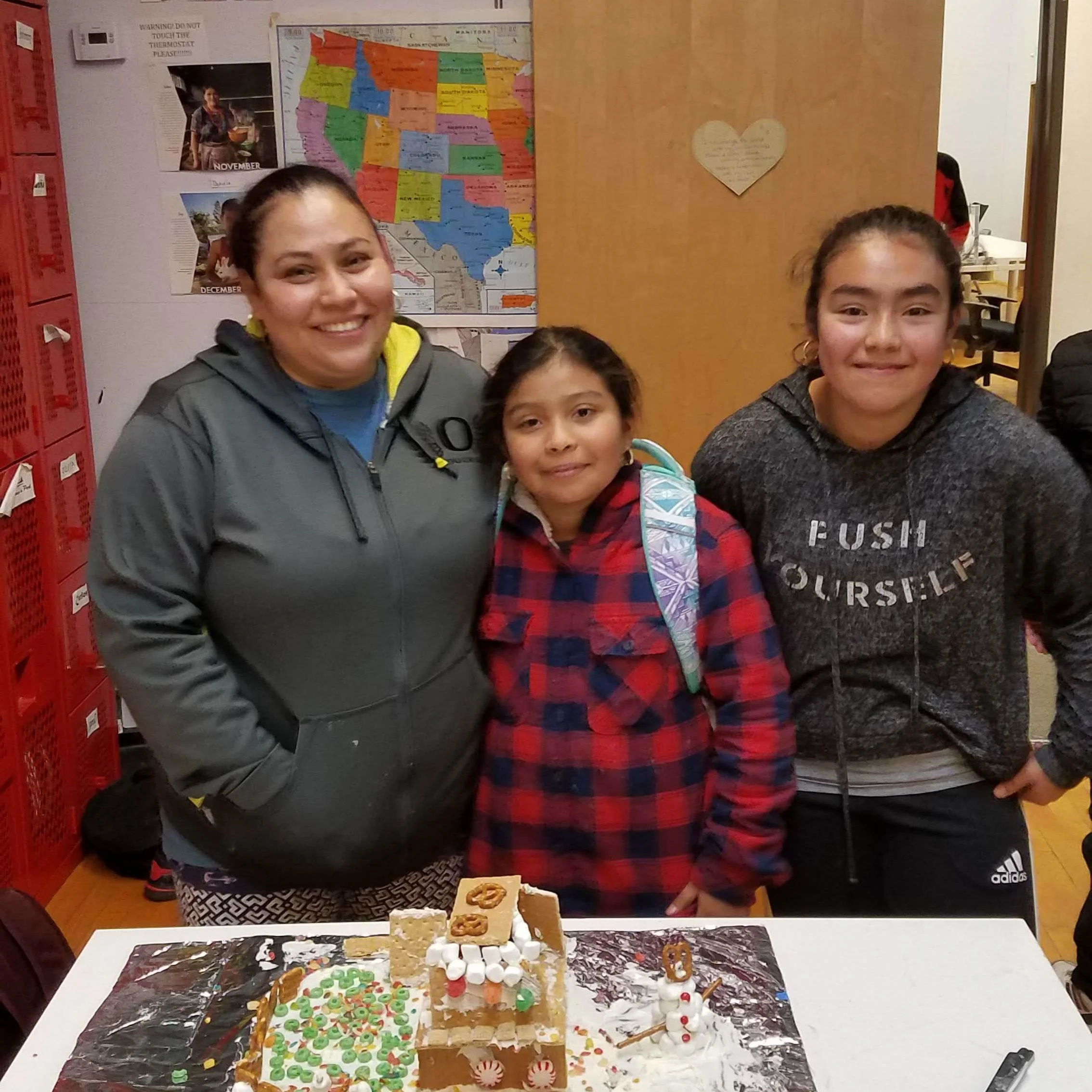 Brenda & Esme with their mom at program