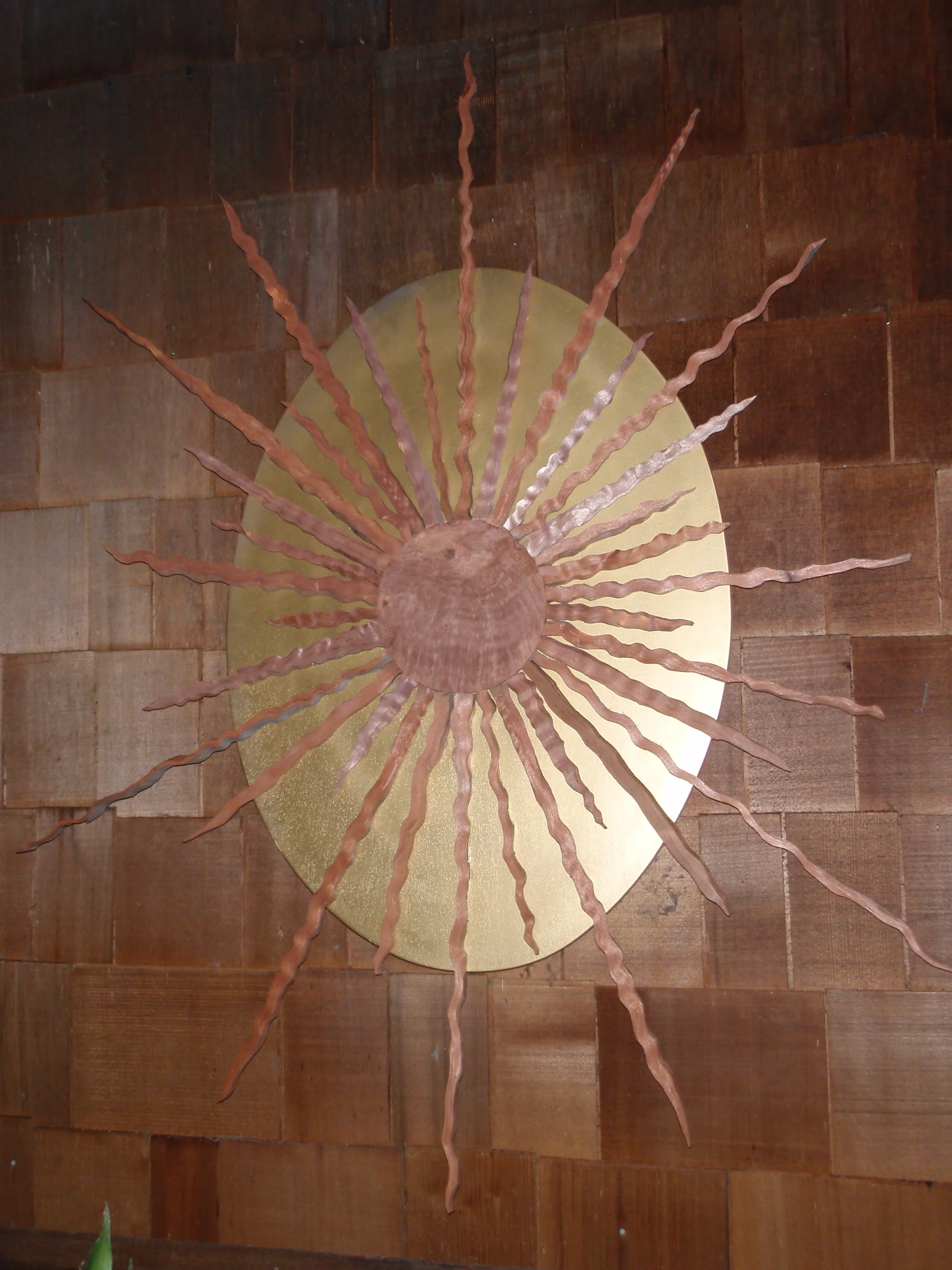Sunburst on Gold