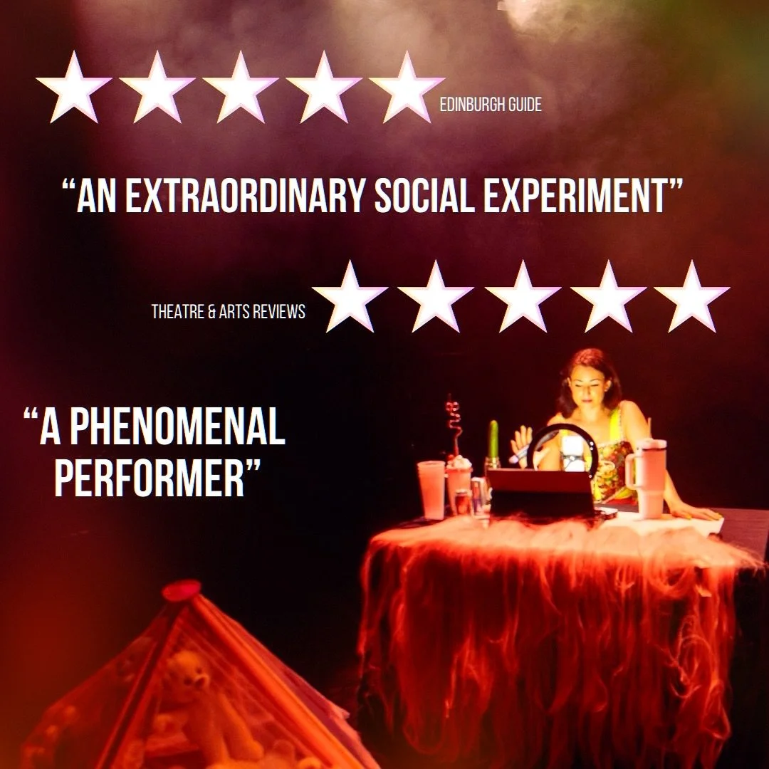 Two more gorgeous 5⭐️⭐️⭐️⭐️⭐️ reviews for FAMEHUNGRY rolled in over the weekend! Wawaweewa 😍
 
As of today we only have 7 more shows left! And a verrry special surprise coming for our very last show 👀 eee can&rsquo;t wait to share that one with you