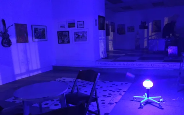 Randy Dalton's White Floor Lamp