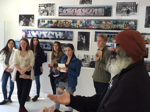 Germantown Friends School's Photography class visits the gallery