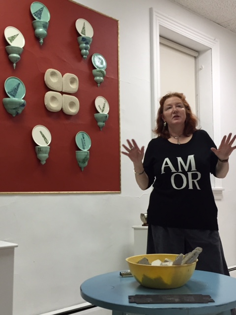 Angela Klaerner Clark during her Artist Talk.