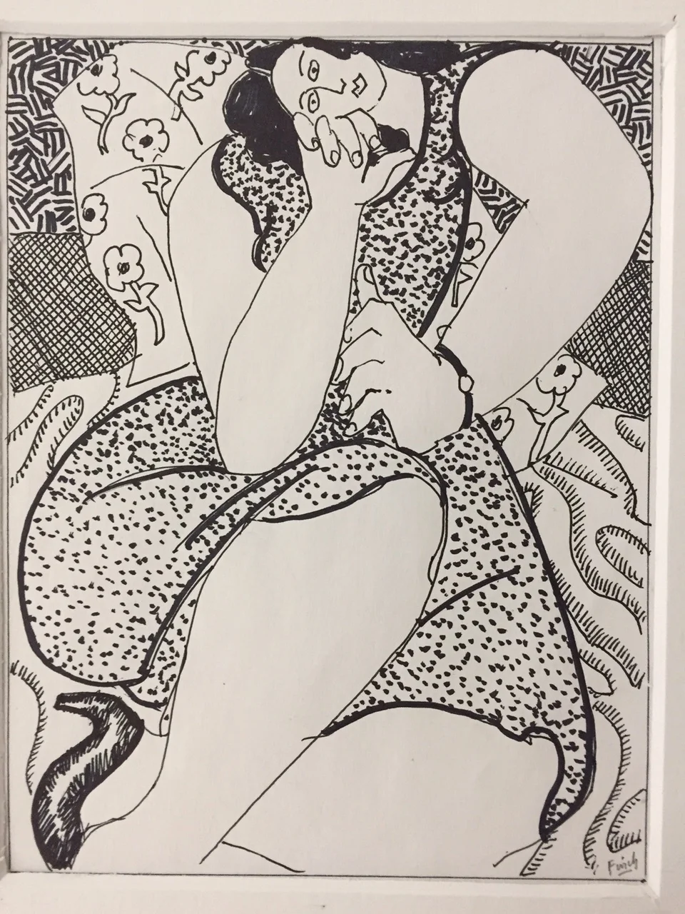 Drawing by Robert Finch.