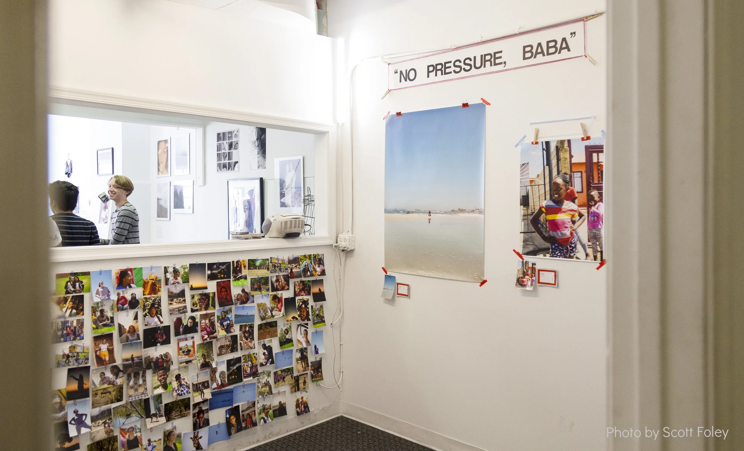 Scott Foley's installation in the GReaT GLaSS eLeVaToR