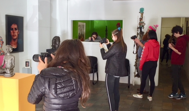 Michael Koehler’s Photography class from Germantown Friends School paid a visit.