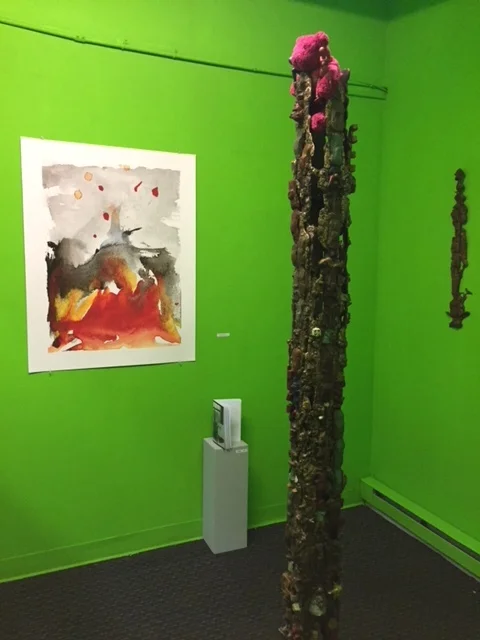 (L) Fire Puja 2016/18, Toy Tower Totem 2018, Totem (Personal) 2018