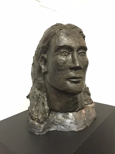 Crazy Horse 1978, carved plaster