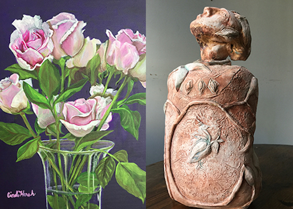 Cindy Hersh (L), Mary Adelman (R)