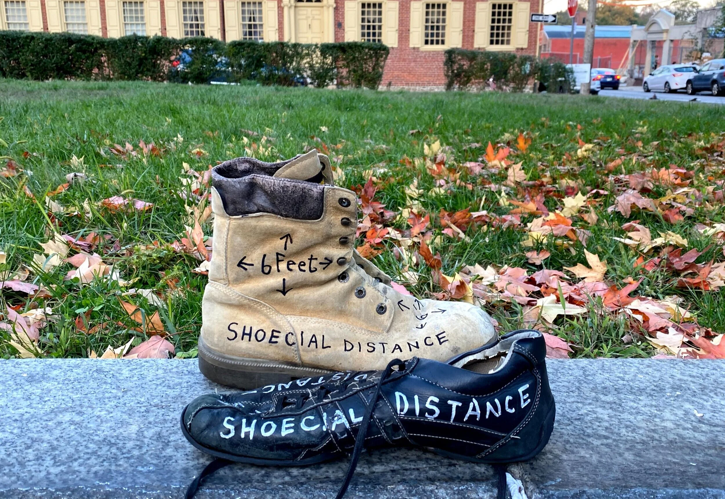 Rephael Epstein’s installation close up.