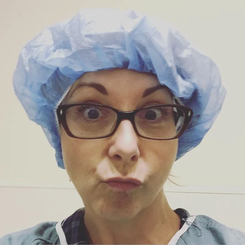 bravery masked as silly faces&nbsp;