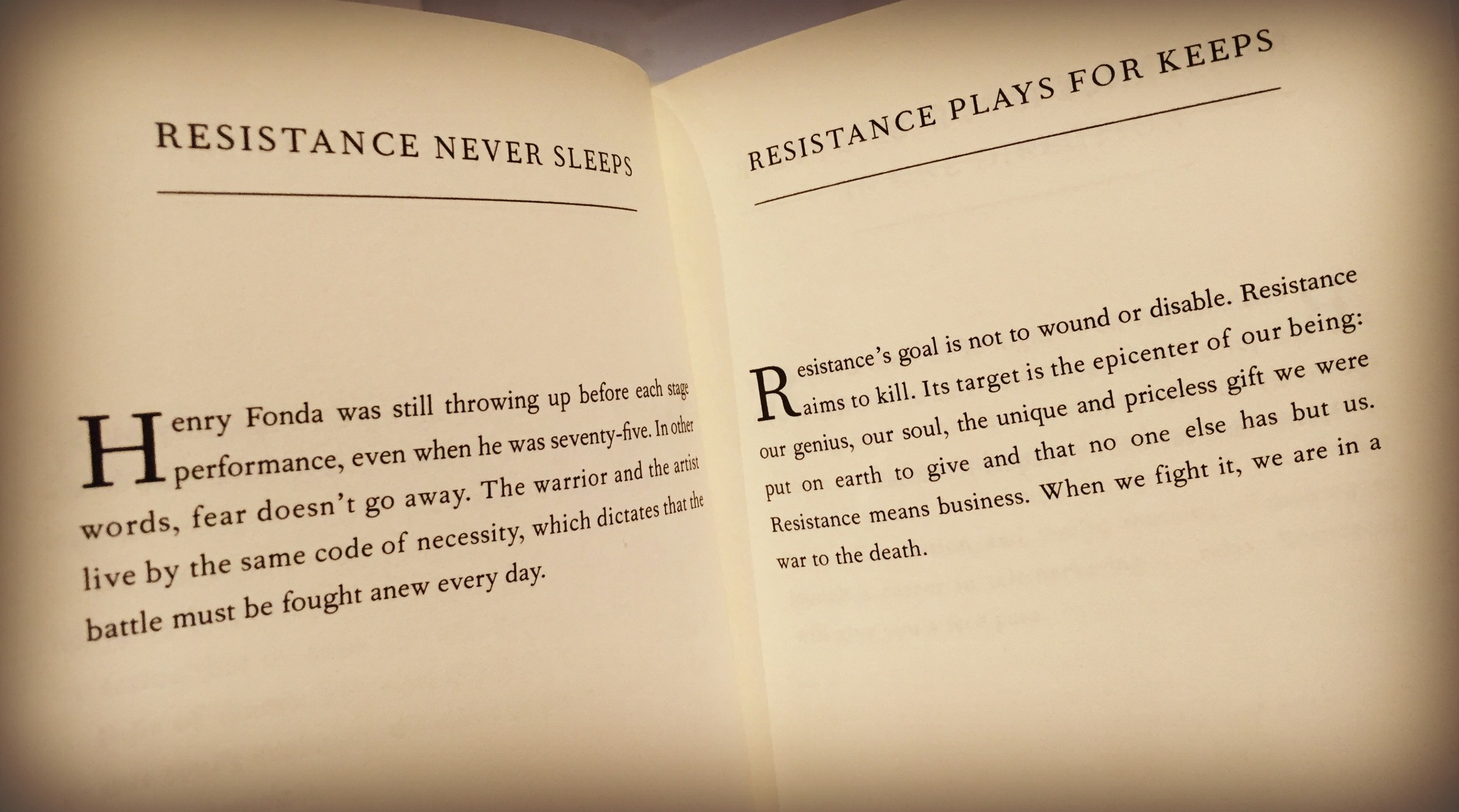 the war of art by Steven Pressfield - Get it. Read it. memorize it. 