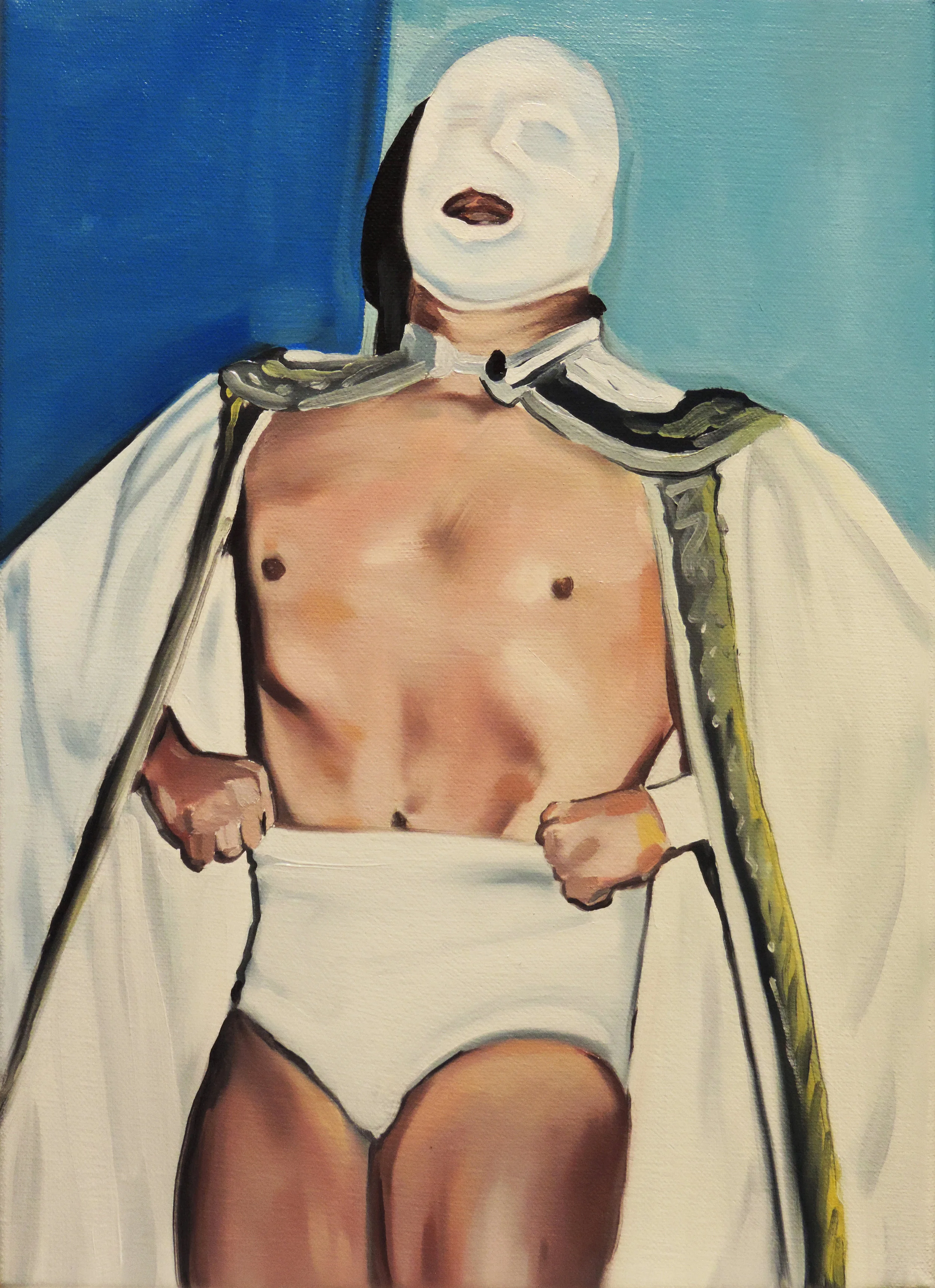 Vision I. The Icon 36 x 26 cm Oil on canvas 2016