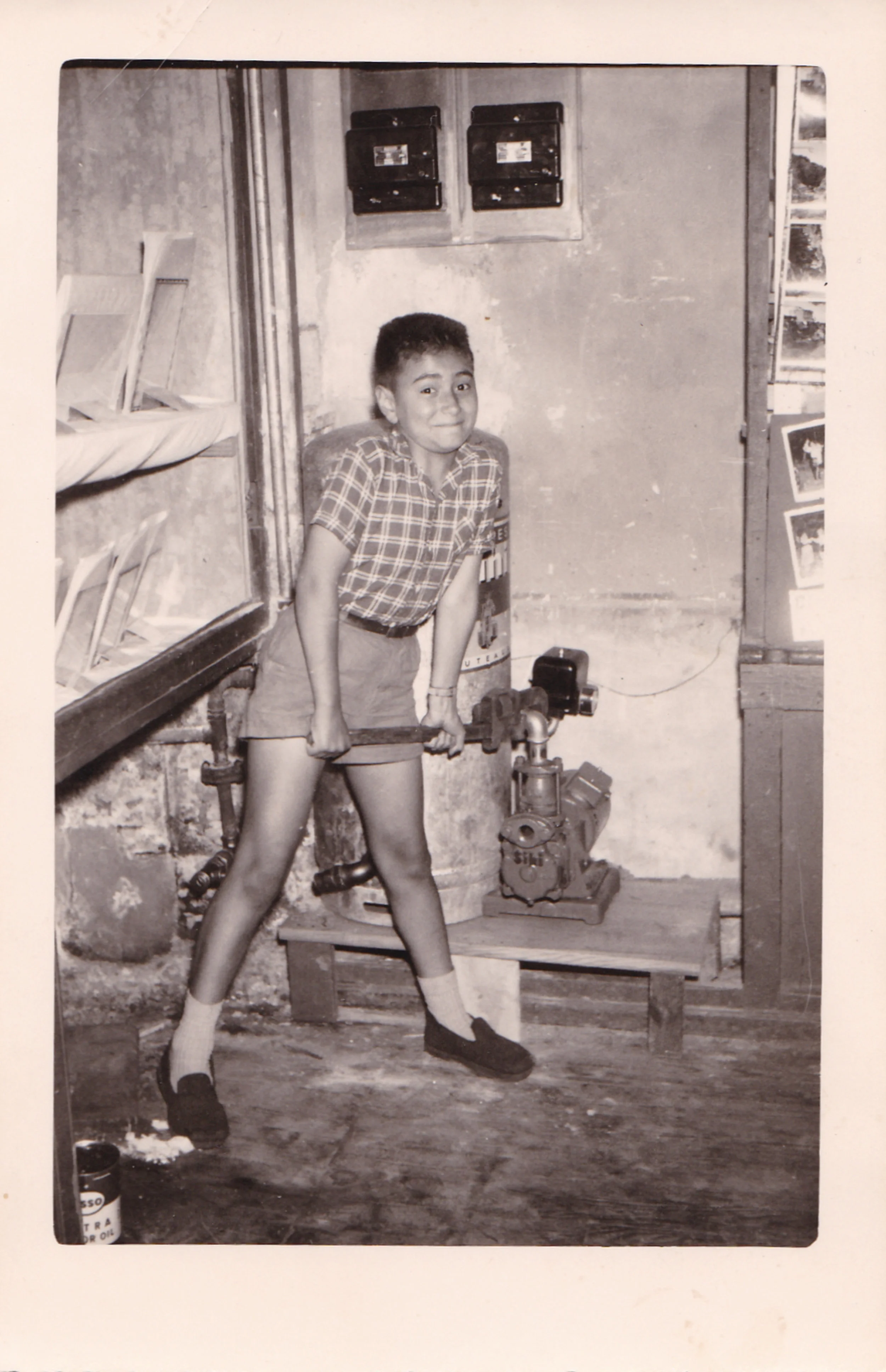An overwhelming collection of children images were found as well inside the secret locker room G-57 in the countryside of Aguachica, Colombia. Located in the southern region of the César Department. This set of images are not dated but are believed to confirm Svetoslav S's darkest secrets: he liked to take photos of his victims, but if this was not possible, he collected objects or images of their previous life, before their incarceration. This picture is considered to be one of the most horrible allegories of human monstrosity.